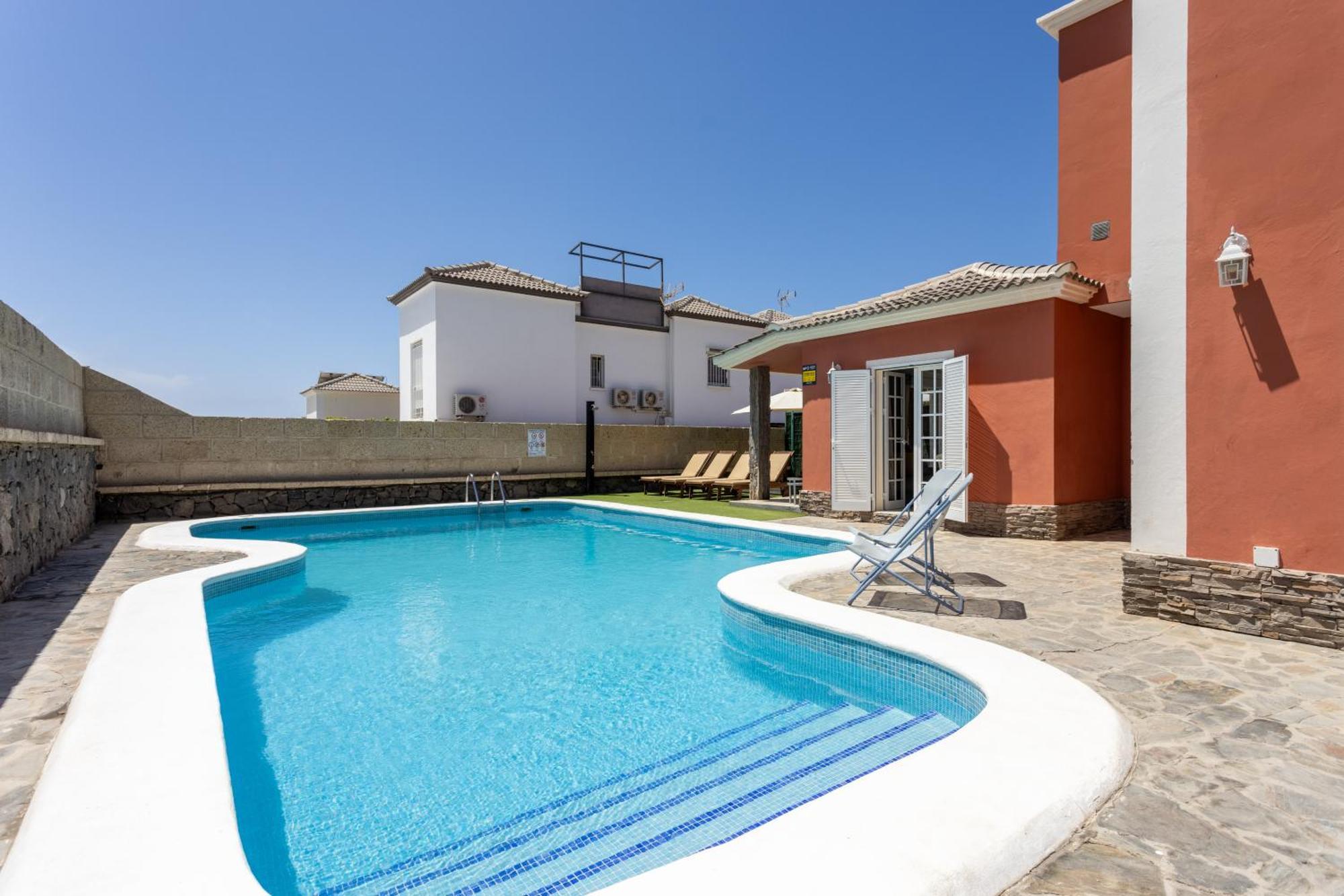 Villa Chloe Costa Adeje Tenerifesummervillas Giant Private Pool 11 Meters Long Eksteriør bilde